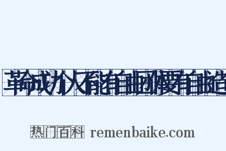 革命成功个人不能有自由团体要有自由造句是什么意思的图片